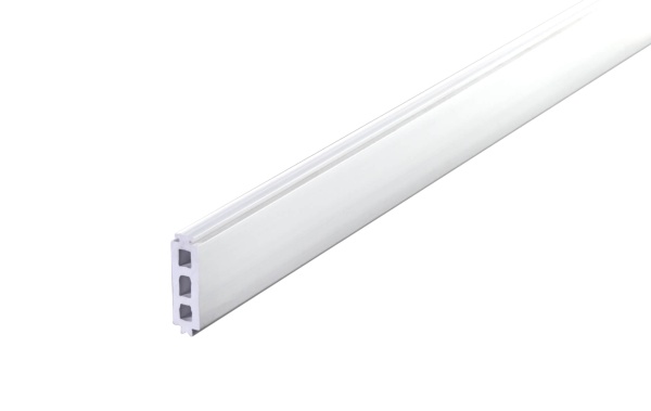 TuJ PVC Randdistanzleiste Universalsystem für VSG Glas oder Stegplatten 24 bis 26 mm